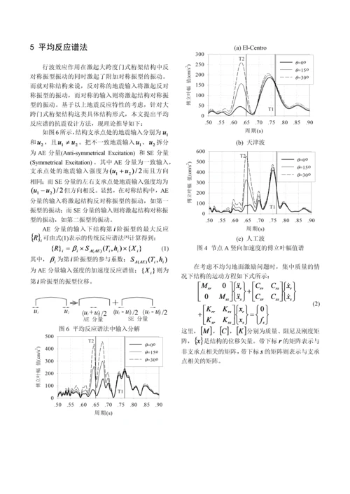 行波效应下大跨度门式桁架结构的抗震分析.docx