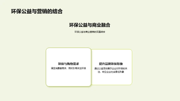 双赢模式：环保公益营销策略