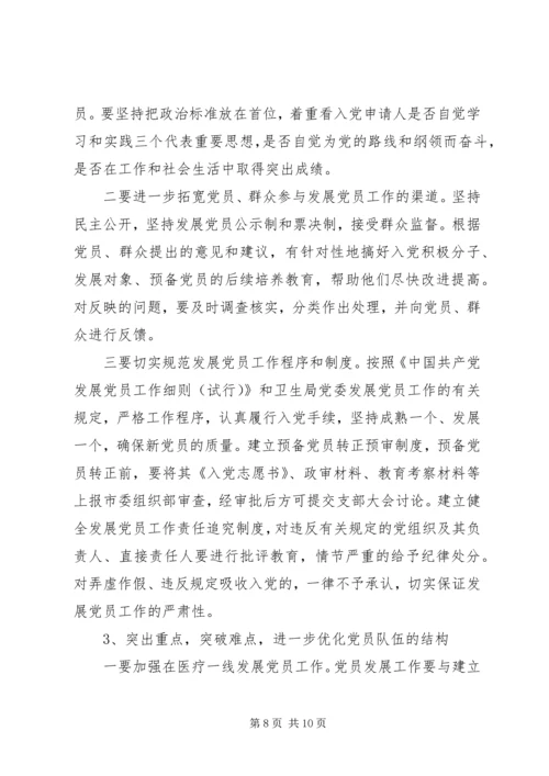 党员发展思路报告.docx