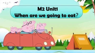 外研社六下 Module2 Unit1 when are we going to eat 课件