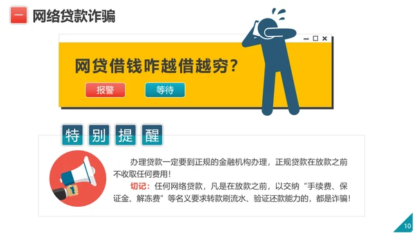 防范电信网络诈骗PPT模板