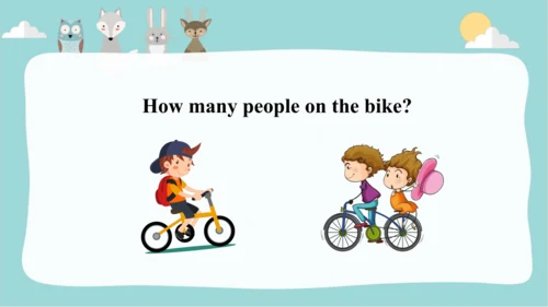 Module 7 Unit 2 There are twelve boys on the bike 