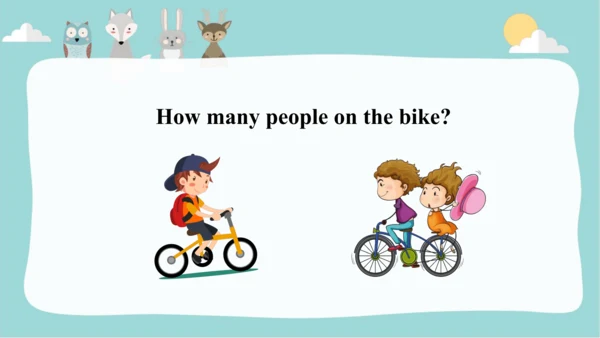 Module 7 Unit 2 There are twelve boys on the bike 
