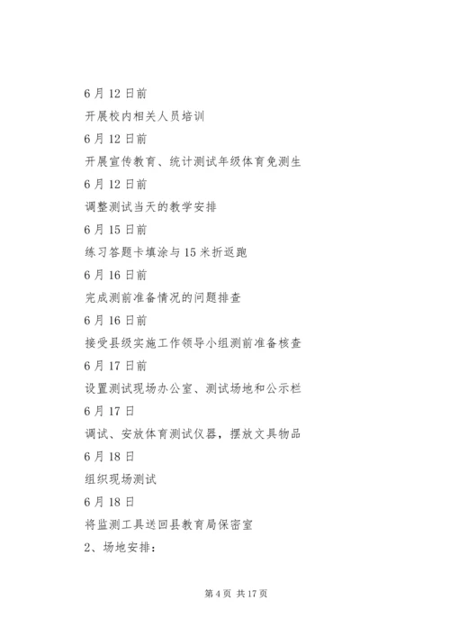 学校XX年国家义务教育质量监测实施方案.docx