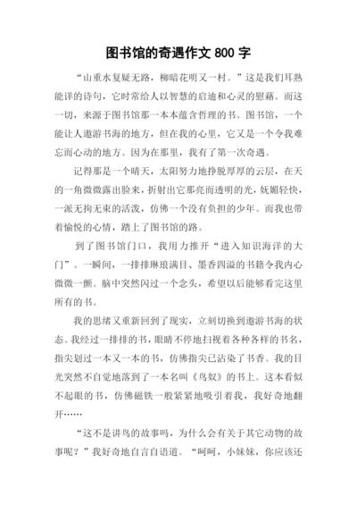 图书馆的奇遇作文800字.docx