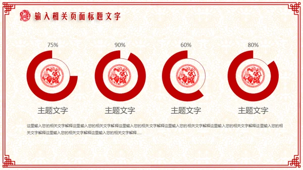 新年快乐过年喜庆通用PPT模板
