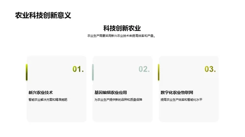 农业技术引领新纪元