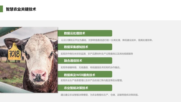智慧农业生态资源PPT模板