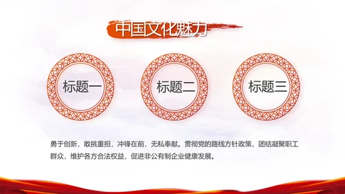 红色党建政协工作报告党课动态PPT