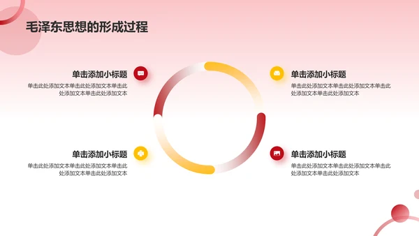 红色党政风为人民服务毛概概述党政教育PPT模板