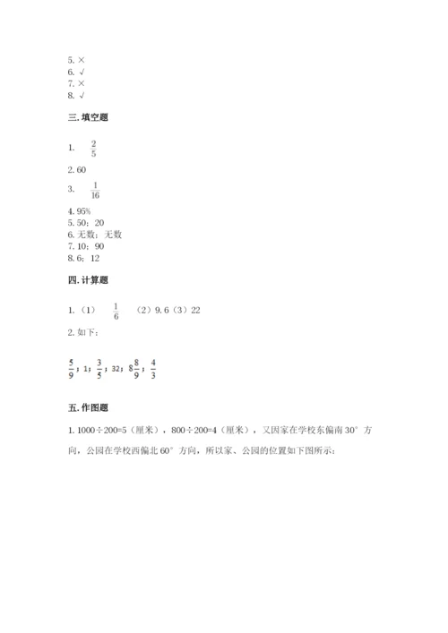 小学数学六年级上册期末卷含答案【典型题】.docx