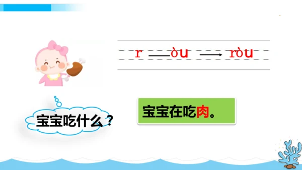 【新教材】11《ao ou iu》第二课时课件