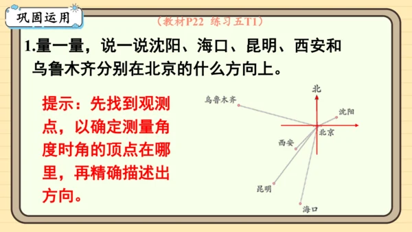 人教版六上第二单元第1课时  描述物体的位置 课件