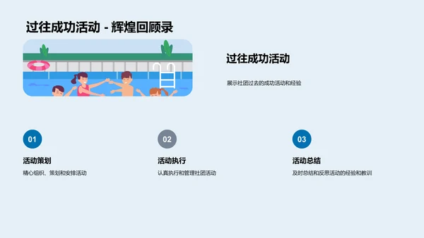 语文社团启动报告PPT模板