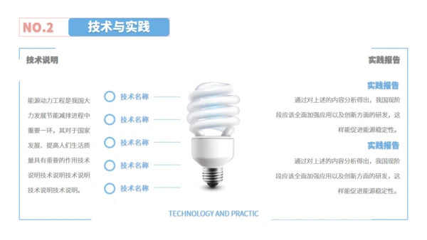 能源动力简约风毕业答辩通用PPT模板