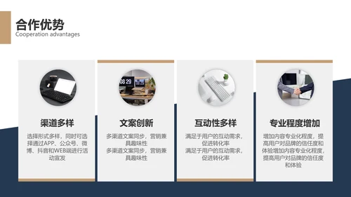 商务风企业品牌合作方案