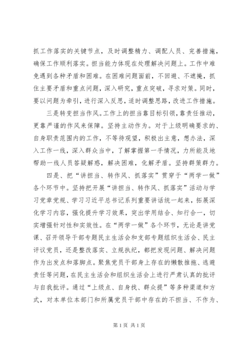 “讲担当、转作风、抓落实”心得体会.docx