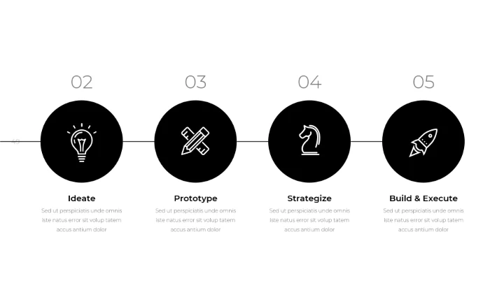 创意黑白调极简主义公司简介动态PPT模板