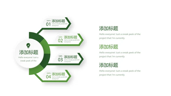 绿色时尚护士护理年终工作总结动态PPT模