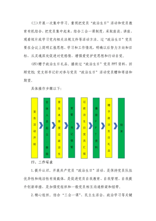 政治生日活动实施专业方案.docx