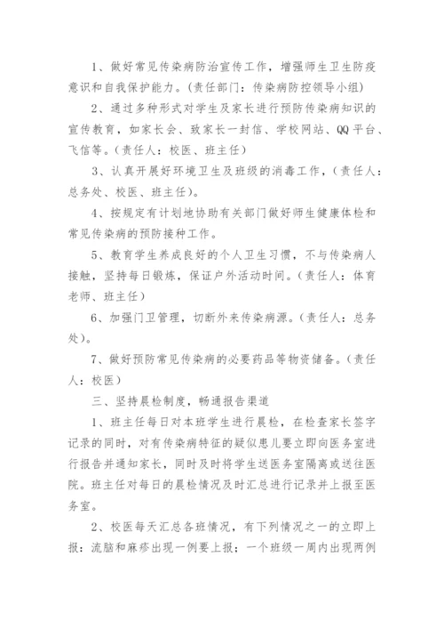 传染病突发卫生公共事件应急预案.docx