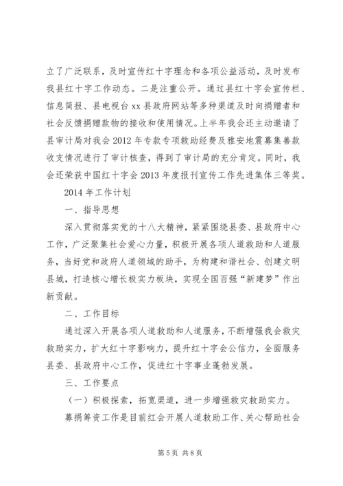 县红十字会工作报告.docx