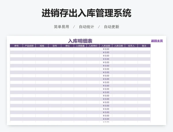 进销存出入库管理系统