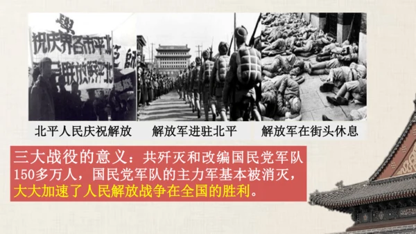 第七单元 人民解放战争  单元复习课件（36张PPT）