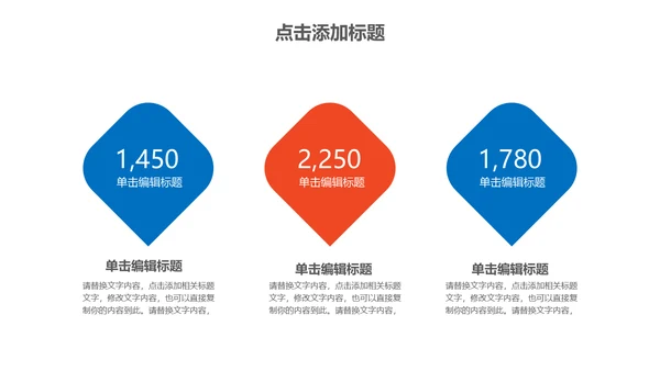 黑金蓝色商务年终总结通用PPT模板