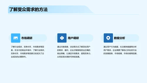 蓝色商务现代自媒体引领IT互联网PPT模板