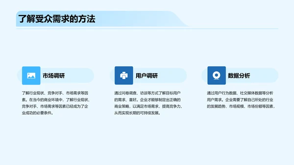 蓝色商务现代自媒体引领IT互联网PPT模板