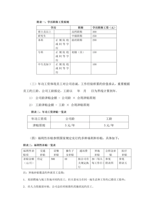 公司薪酬设计专题方案.docx