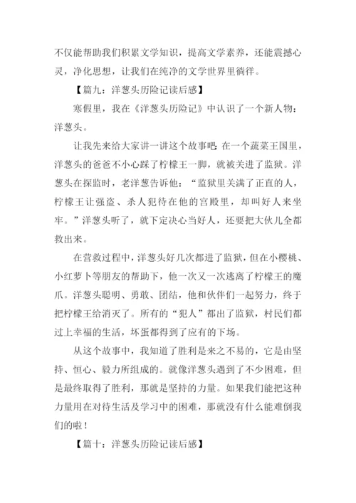 洋葱头历险记读后感400字-1.docx