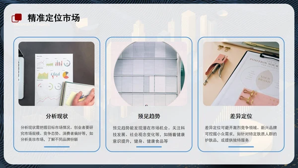 蓝色简约创业创新PPT模板