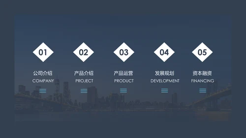 高端大气欧美风商业计划书ppt模板