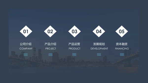高端大气欧美风商业计划书ppt模板
