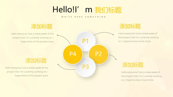 橙色公司产品介绍宣传通用PPT动态模板
