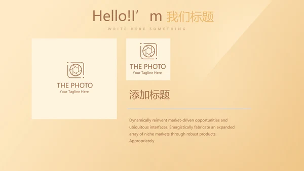 简约大方金色金融银行工作总结动态PPT模板