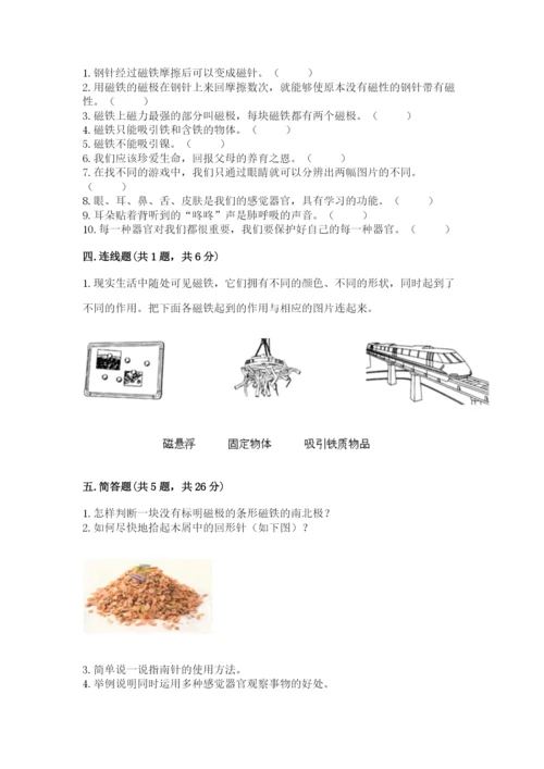 教科版小学科学二年级下册 期末测试卷精品.docx