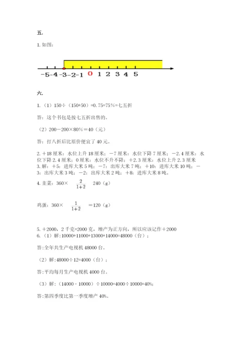 河南省【小升初】2023年小升初数学试卷及答案【有一套】.docx