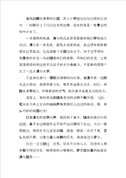 关于让生活更美好500字六年级梦想