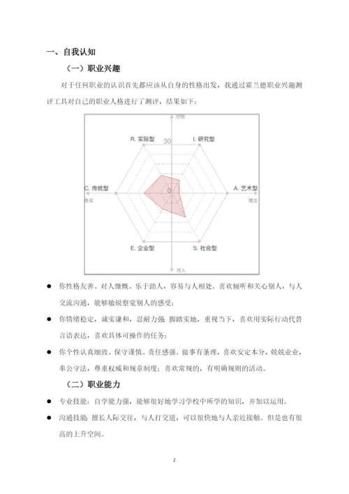 11页4200字无人机应用技术专业职业生涯规划.docx