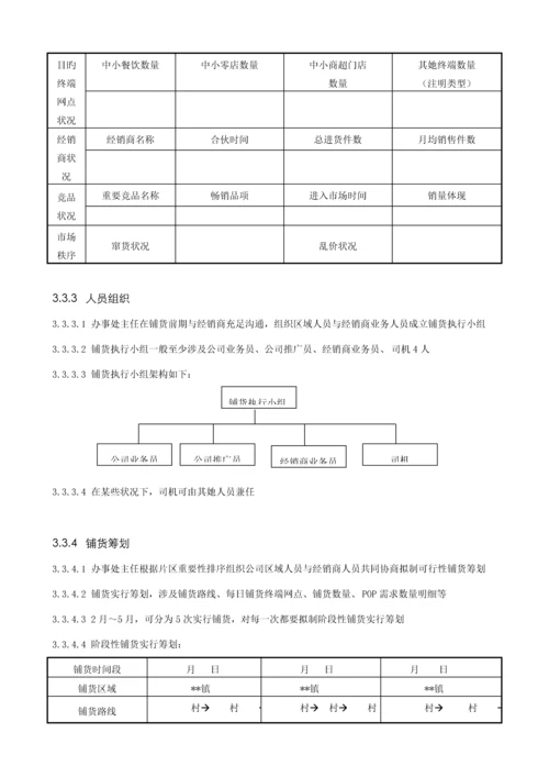 南京大富豪啤酒深度分销标准手册.docx