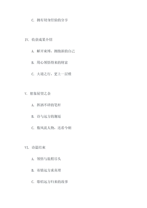 翻译实践报告论文提纲