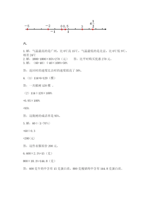 西安铁一中分校小学数学小升初第一次模拟试题附答案（综合卷）.docx