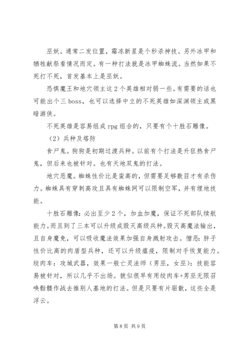 打魔兽的一点心得体会.docx