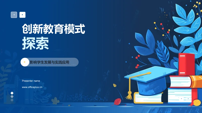 创新教育模式探索PPT模板