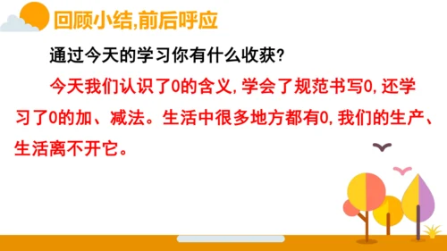 人教版数学（2024）一年级上册第一单元 第7节 0的认识和加、减法课件(共27张PPT)