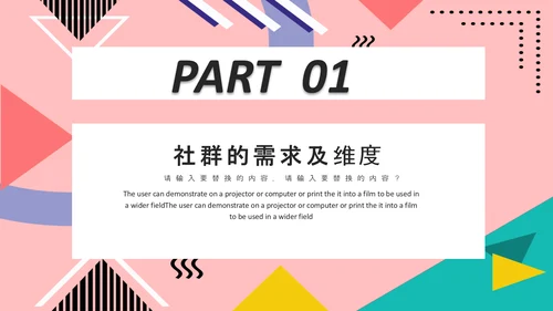 互联网时代社群运营玩法介绍PPT模板