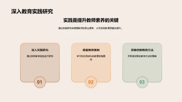 提升教师素养